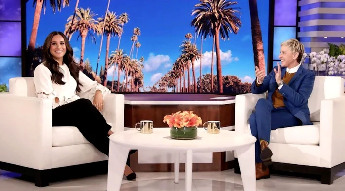 Meghan Markle şi Ellen Degeneres. Foto: Profimedia