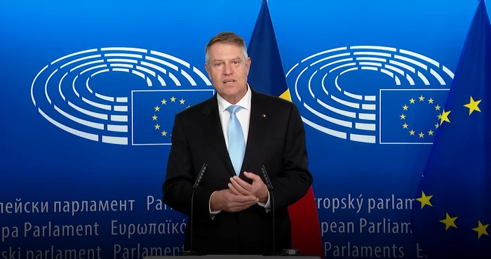 Iohannis va pleda în plenul legislativului European pentru o Uniune puternică Foto: Arhivă