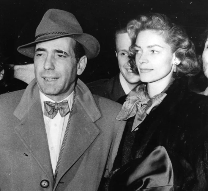 Bacall și Bogart, în aprilie 1951, la Londra