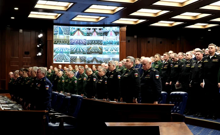 Reuniune a ministerului rus al Apărării/ FOTO: kremlin.ru
