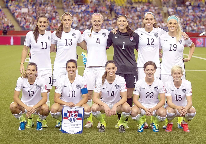 
    Echipa națională a Statelor  Unite ale Americii este  multiplă campioană mondială  și olimpică la fotbal femininFoto: Guliver/Splashnews/Photoland/Wenn  