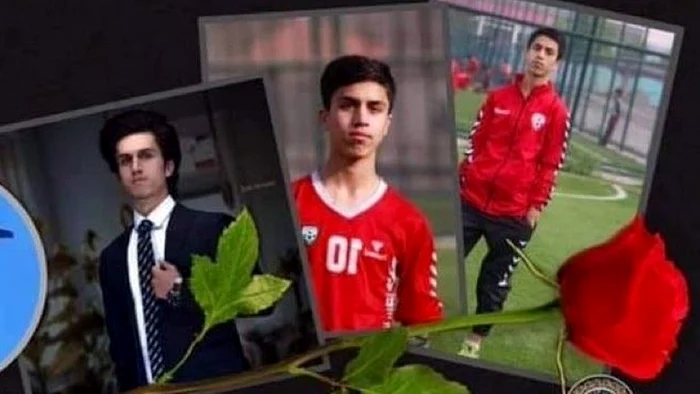 Zaki Anwari, tânărul fotbalist afgan decedat FOTO Afghan Sports Society via BBC