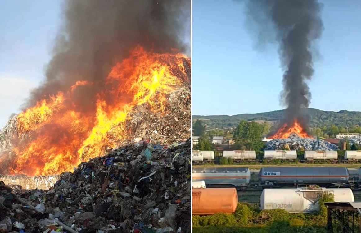Incendiul nu a pus în pericol vieți omenești / foto: ISU