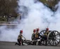 Au tras cu tunurile in onoarea Prinţului Philip. FOTO Gettyimages