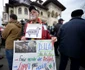 Protest la Cotroceni privind abuzurile procurorilor. FOTO Mediafax