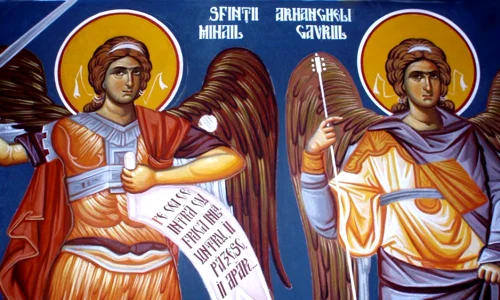 Sfintii Mihail si Gavriil  Sursa foto Doxologia jpg