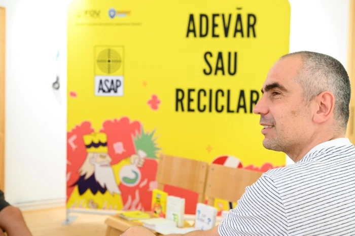 Alex Zamfir, creatorul jocului „Adevăr sau Reciclare“