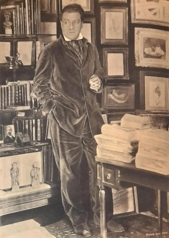 fotografie de epocă cu Pierre-Auguste Renoir 