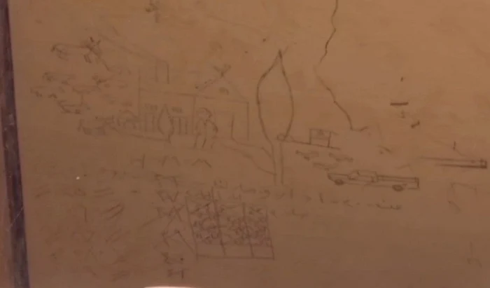 Femeile sechestrate desenau pe pereți amintiri ale vieții triviale