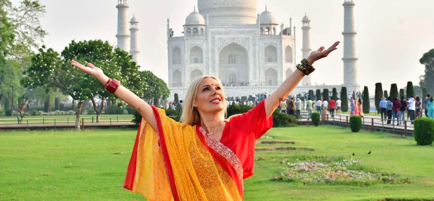 Dana Săvuică, a doua oară în India foto: Facebook 