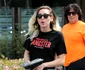 Miley Cyrus leaving a restaurant in Malibu with her engagement ring on show jpeg