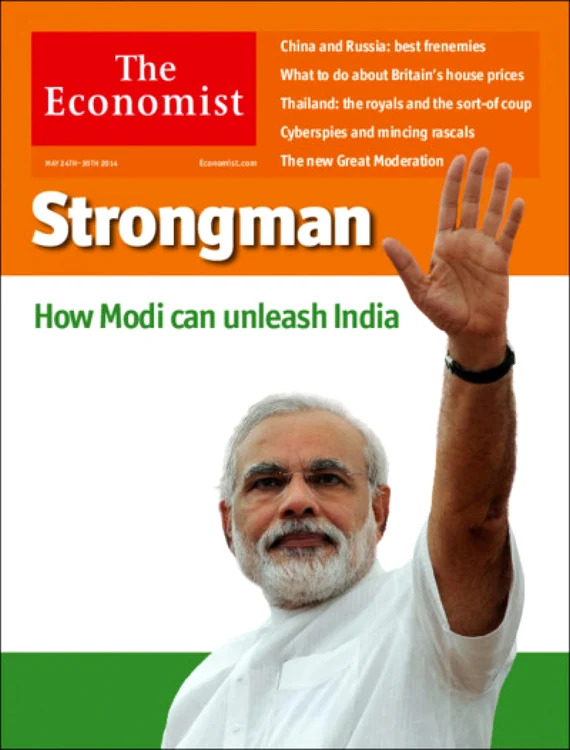 coperta the economist Narendra Modi