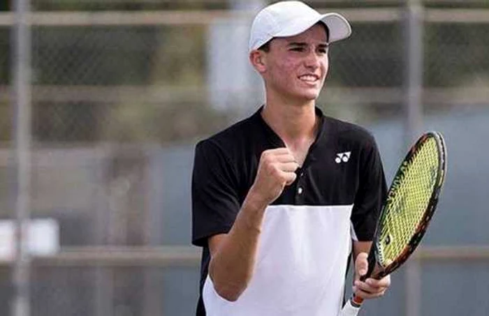 David Nicholas Ionel s-a calificat în finala de dublu a juniorilor la Australian Open. Foto: CS Dinamo via Facebook
