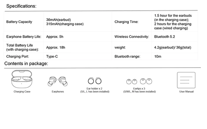 Casti Xiaomi Redmi Buds 3 Lite specs