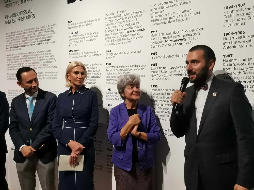 Deschiderea expoziției Brâncuși de la Timișoara FOTO Ștefan Both