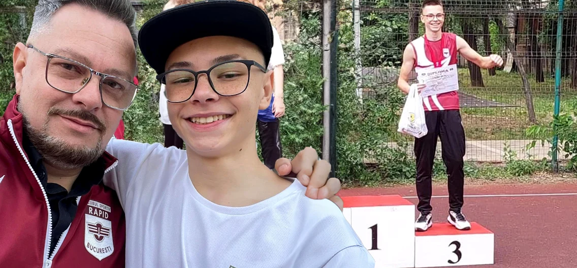 Gabi Lăutaru din trupa Boombastic și David, fiul lui