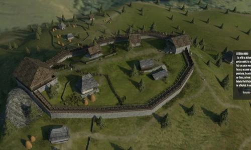 Cetatea dacică Ardeu – reconstituire virtuală (© romaniadevis.ro)