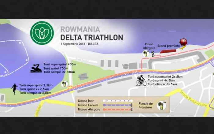 harta triatlon tulcea