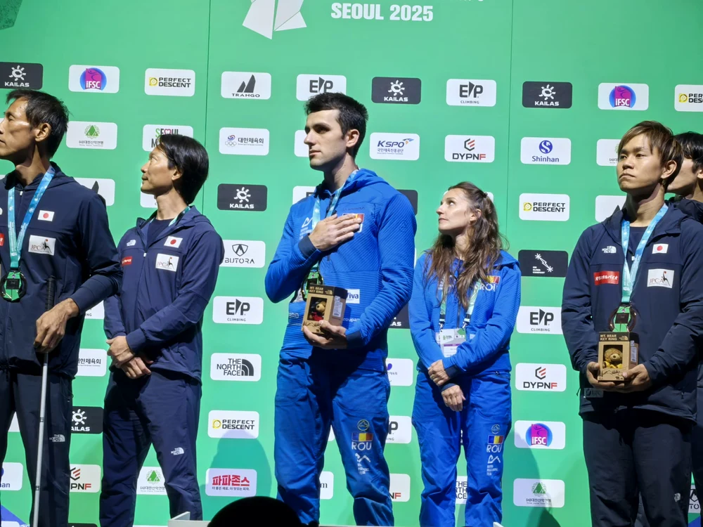 Răzvan Nedu, campion mondial la paraclimbing