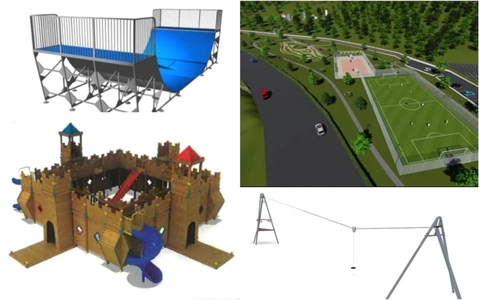 Proiect parc de agrement din Botoşani FOTO btonline.ro