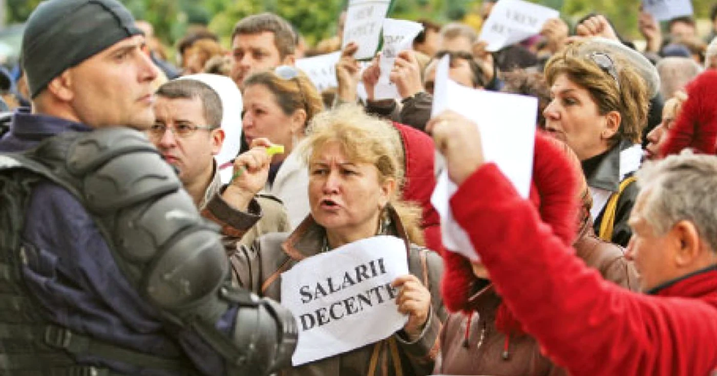 Greviştii au câştigat prima bătălie cu Ministerul Finanţelor, după două zile de proteste Foto: Adevărul