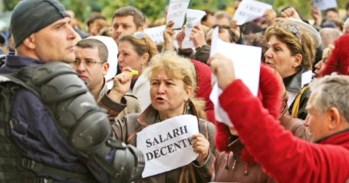 Greviştii au câştigat prima bătălie cu Ministerul Finanţelor, după două zile de proteste Foto: Adevărul