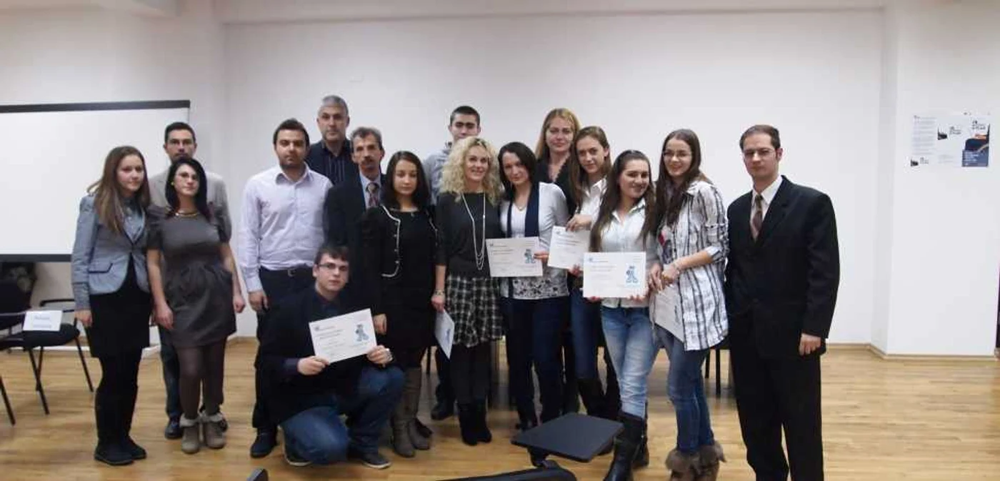 Poza de grup, de la final