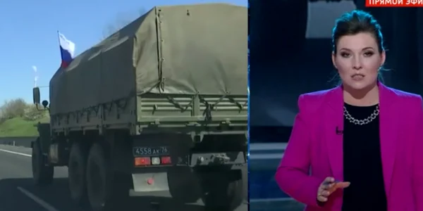 ajutoare rusia italia. foto captura video 