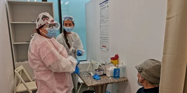 Centrul de vaccinare de la Iulius Mall din Timişoara