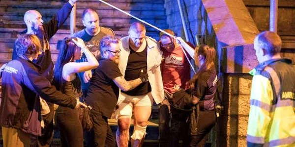 Atac terorist pe Manchester Arena FOTO Gulliver / Rex