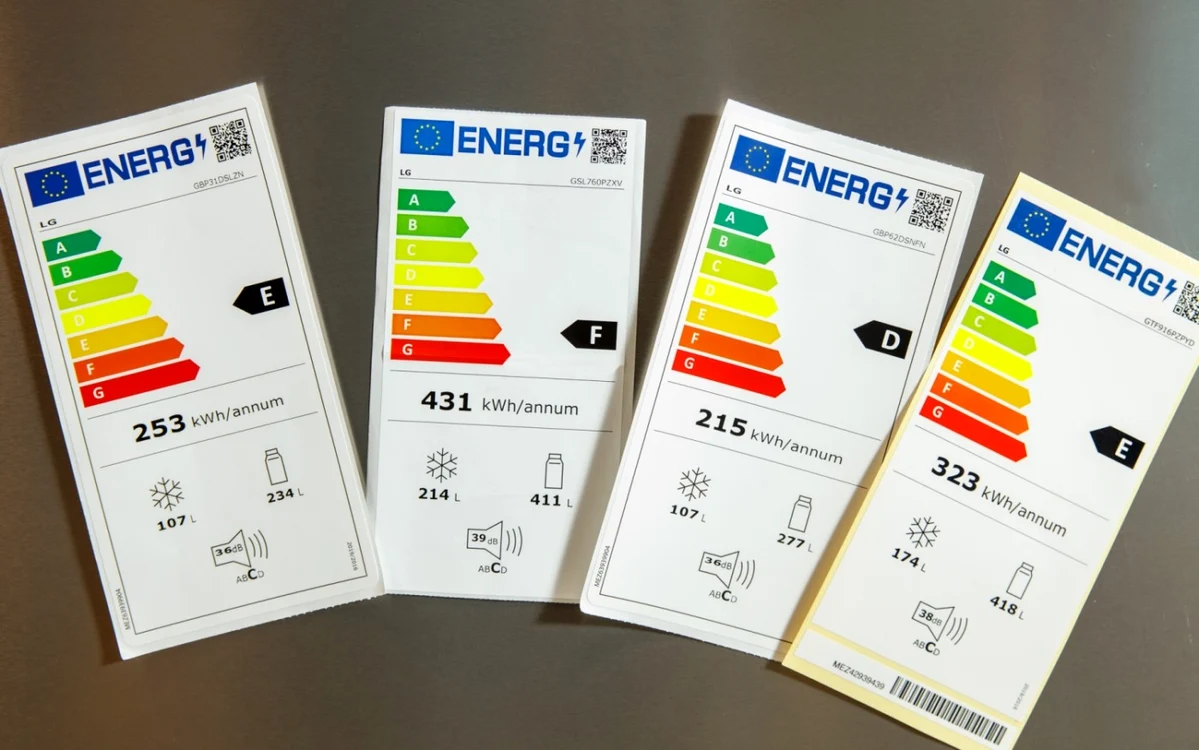 Noua etichetă energetică pentru electrocasnice.