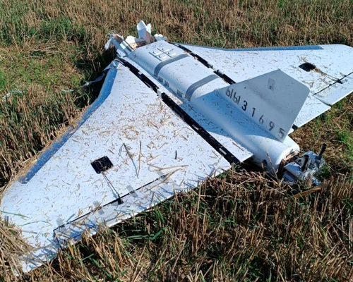 Drona ruseasca doborata in Polonia foto X
