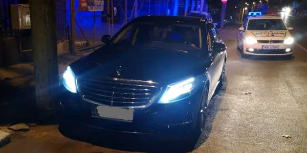 Tanar oprit de politie cu focuri de armă FOTO IPJ Constanta