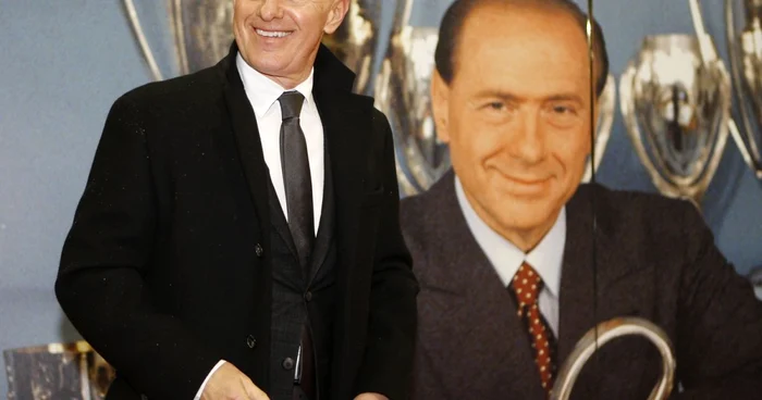 Sacchi, în 2015, la aniversarea a 25 de ani de la preluarea clubului AC Milan de către Silvio Berlusconi. FOTO: AP