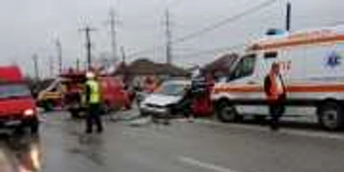 Grav accident pe E.60 foto Arhivă