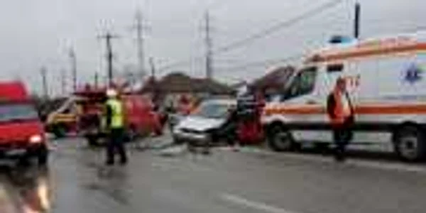 Grav accident pe E.60 foto Arhivă