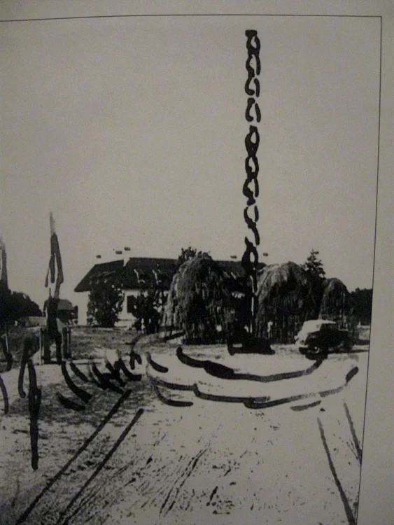 Schita realizata de Constantin Brâncuși