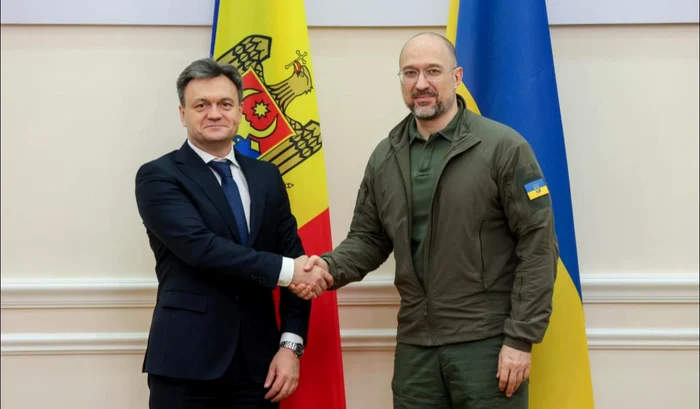 Dorin Recean și Denis Smigal au avut o întrevedere în Ucraina. FOTO: Facebook