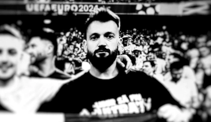 Andrei Stoicescu a susținut naționala României la Euro 2024. Foto Facebook