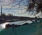 Construcția Pasarelei Gelu din Timișoara FOTO Ștefan Both
