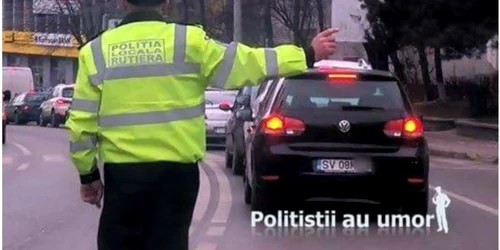 „caricatura politia locala”