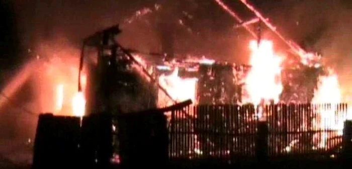 Incendiul a izbucnit de la un scurtcircuit