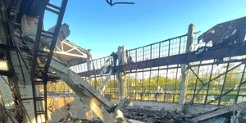 Pod distrus de rusi in Zaporojie FOTO zn.ua