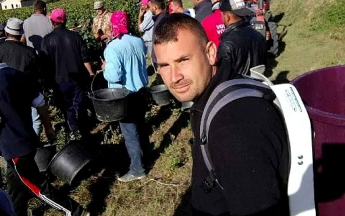Florin Pichiu a murit în accident. El lucra pe plantaţiile viticole din Franţa  FOTO: Facebook