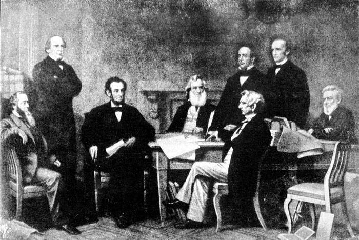 Proclamația de Emancipare emisă de Abraham Lincoln /Francis Bicknell Carpenter. FOTO Wikipedia