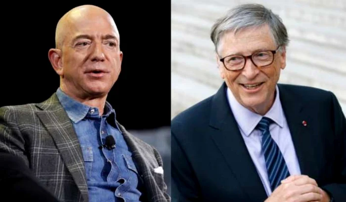 Jeff Bezos şi Bill Gates