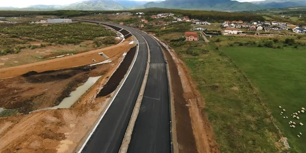 Lotul I al Autostrăzii Sibiu - Piteşti - stadiul lucrărilor - începutul lunii mai 2022 Foto YouTube Radu Ignat