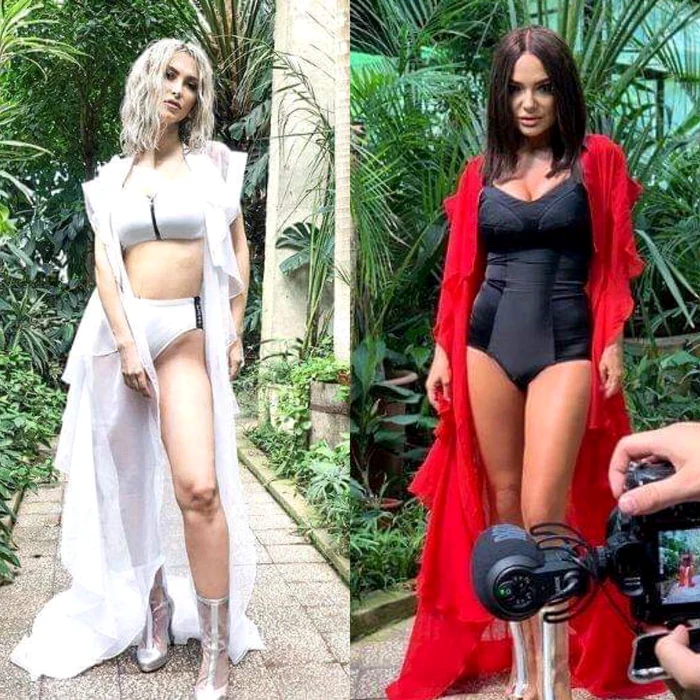 Andreea Bălan și Andreea Antonescu au filmat în ipostaze senzuale