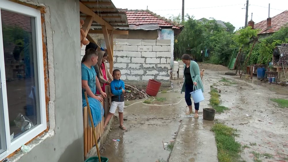 Povestea a patru frați sărmani care au văzut marea doar la televizor. Pentru ei, vacanța înseamnă muncă în gospodărie VIDEO