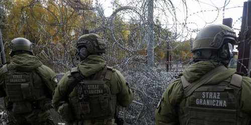 graniceri polonezi la granita polonia belarus FOTO EPA EFE jpg